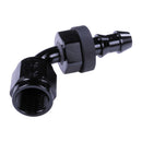 Russell 4AN Twist-Lok 60 Degree Hose End - Black