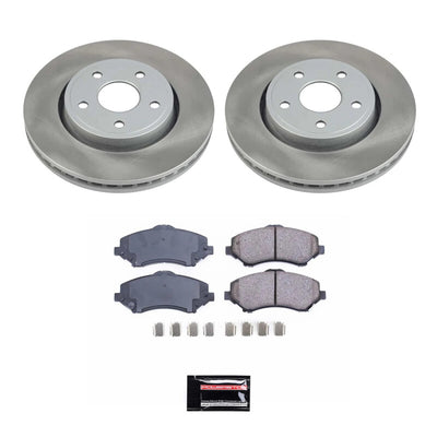 Power Stop 07-11 Dodge Nitro Front and Rear Semi-Coated Rotor Kit