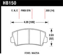 Hawk HP+ Street Brake Pads