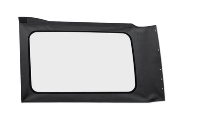 Bestop 18-26 Jeep Wrangler JL Oe JL Replacement Windows (Quarter Left Hand 4-Door Black Vinyl Clear)