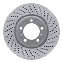 DFC 02-08 Porsche 911 Right Front Drilled Hi-Carbon Alloy Geomet Coated Rotor