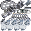 Eagle Chevy 350 1Pc 3.750in Crank 5.700in I-Beam Rods 4.040in Pistons 168 Tooth FP Balanced Assembly