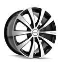 Touren 3130 TR3 16x7 / 4x100/114.3 BP / 42mm Offset / 67.1mm Hub Gloss Black Machined Wheel