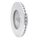 R1 15-23 Mercedes-Benz C300 Front & Rear Drilled & Slotted Silver Brake Rotor Set
