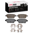 DFC 06-13 Ford Fusion Rear Geospec Rotors with 5000 Advanced Brake Pads w/Hardware