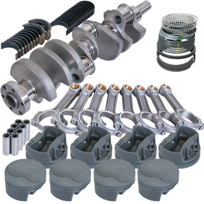 Eagle Ford 289/302 3.250in Crank 5.400in I-Beam Rods -6cc Flat Top 4.030in Pistons Rotating Assembly