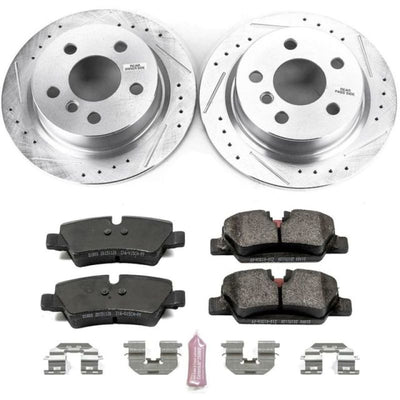 Power Stop 14-19 Mini Cooper Front & Rear Z23 Evolution Sport Brake Kit
