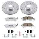Power Stop 02-04 Infiniti I35 Front & Rear Z26 Street Warrior Brake Kit