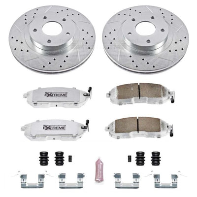 Power Stop 02-06 Nissan Altima Front & Rear Z26 Street Warrior Brake Kit