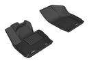 3D MAXpider 2015-2018 Audi Q3 Kagu 1st & 2nd Row Floormats - Black