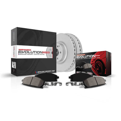 Power Stop 19-21 Volvo XC40 Front & Rear Z23 Evolution Sport Coated Brake Kit