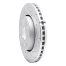 R1 11-22 Dodge Durango Front Drilled & Slotted Silver Brake Rotor Set