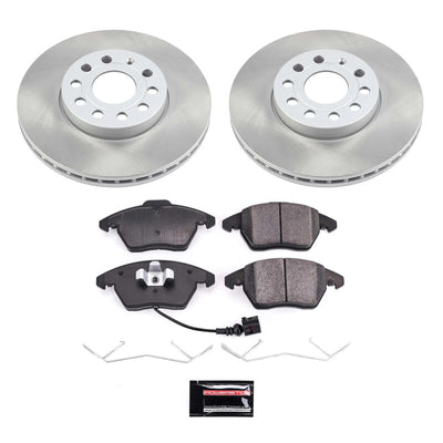 Power Stop 2010 Volkswagen Golf Front and Rear Semi-Coated Rotor Kit