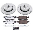 Power Stop 17-20 Jeep Grand Cherokee Front Z36 Truck & Tow Kit w/Cals