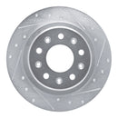 R1 16-25 Buick Envista Rear Drilled & Slotted Silver Brake Rotor Set