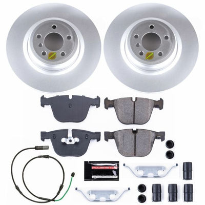 Power Stop 10-15 BMW 550i GT Front & Rear Z23 Evolution Sport Coated Brake Kit