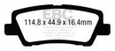 EBC S12 Brake Pad and Rotor Kit