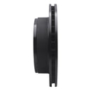 R1 99-25 Chevrolet Express 3500 Rear Right Drilled & Slotted Black Brake Rotor