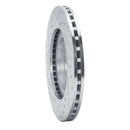 R1 85-88 Toyota Cressida Front Right Drilled & Slotted Silver Brake Rotor