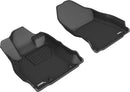 3D MAXpider 2019-2020 Subaru Forester Kagu 1st & 2nd Row Floormats - Black