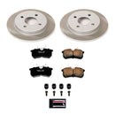 Power Stop 01-04 Ford Focus Front and Rear Semi-Coated Rotor Kit