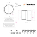 Mishimoto Duracore 3.5in to 4in Transition Coupler