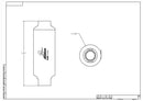 Aeromotive Pro-Series In-Line Fuel Filter - AN-12 - 10 Micron Fabric Element