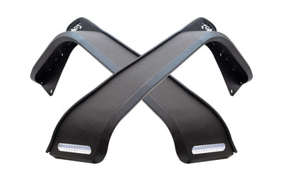 Fishbone Offroad 2018+ Jeep Wrangler JL/JLU/2020+ Gladiator JT Alum Front Fender Flares - Black