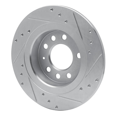 R1 06-10 Pontiac Solstice Front & Rear Drilled & Slotted Silver Brake Rotor Set