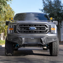 Go Rhino 21-23 Ford F-150 (4dr) Element Front Bumper w/ Power Bar - Tex. Blk