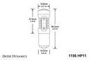 Diode Dynamics 1156 LED Bulb HP11 LED - Amber (Single)