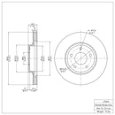 DFC GeoSPEC Coated Rotors - Plain