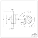 DFC 94-03 Nissan Maxima Rear GeoSPEC Coated Rotor