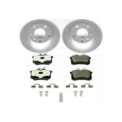 Power Stop 02-04 Audi A4 Front & Rear Euro-Stop Brake Kit