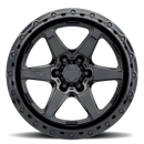 MTX Spitfire 6 Gloss Black 17x9in / 6x135 BP / -12mm Offset / 87.1mm Bore