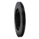R1 04-11 Mazda RX-8 Front Right Drilled & Slotted Black Brake Rotor