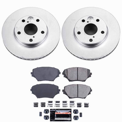 Power Stop 01-05 Toyota RAV4 Front Z23 Coated Brake Kit
