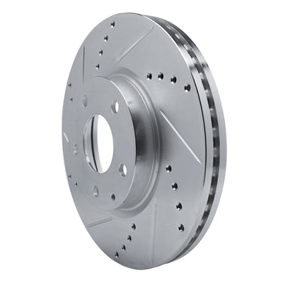 R1 13-19 Mazda CX-5 Front Drilled & Slotted Silver Brake Rotor Set