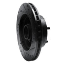 R1 67-74 Buick Gran Sport Front Left Drilled & Slotted Black Brake Rotor