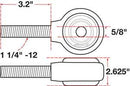 SPC Performance xAxis Rod End Ball Joint