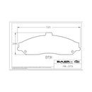Baer Brakes Replacement Pads for Baer 6P Calipers