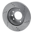 R1 02-06 Dodge Sprinter 2500 Front Left Drilled & Slotted Silver Brake Rotor