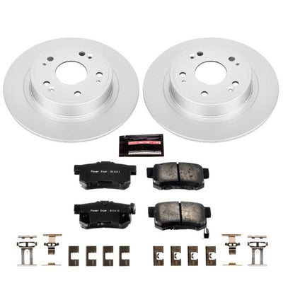 Power Stop 2005 Honda Accord Front & Rear Z17 Evolution Geomet Coated Brake Kit