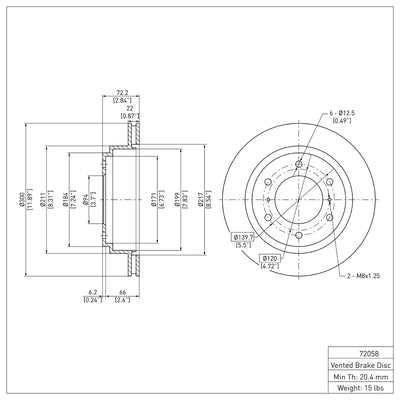 DFC 00-06 Mitsubishi Montero Front & Rear Rotors