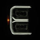 AlphaRex 2023 Ford F250-F450SD  Luxx Series LED Proj Hdlights/ Chrome Activation Lt/ Seq Signal/DRL