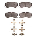DFC 13-23 Porsche 911 Front 5000 Advanced Low Metallic Brake Pads and Hardware Kit