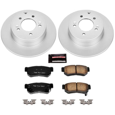 Power Stop 06-08 Hyundai Sonata Front & Rear Z17 Evolution Geomet Coated Brake Kit