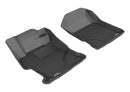 3D MAXpider 2012-2013 Honda Civic Coupe Kagu 1st & 2nd Row Floormats - Black
