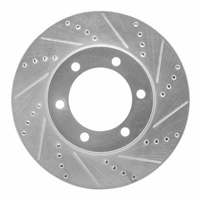 R1 00-07 Toyota Sequoia Front Drill & Slot Silver Rotors