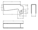 Ridetech 3-sided Upper Shock Bracket